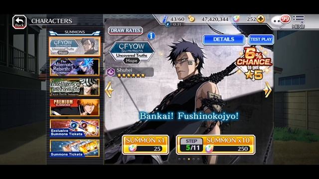 ТРАТИМ 1100 ОРБОВ НА ВИТРИНУ (CFYOW Summons: Uncovered Truths: Hope) | Bleach Brave Souls #745 смотреть онлайн