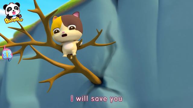 Monster Fire Truck Saves Mimi | Outdoor Playground Song | Nursery Rhymes | Kids Songs | BabyBus