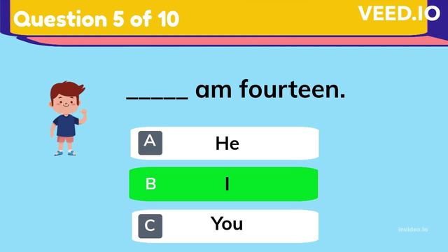 Test | I, you, we, they, he, she, it| Pronouns смотреть онлайн