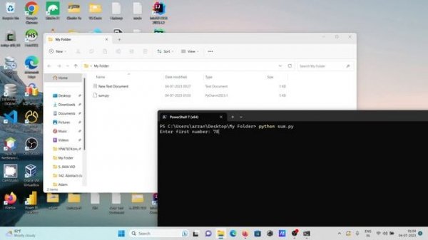 How to run python in powershell