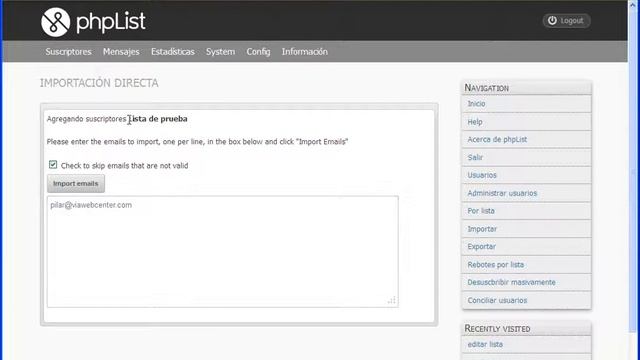 02 Agregar un suscriptor - PhpList v3 смотреть онлайн