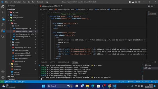 bootstrap template in angular смотреть онлайн