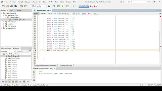 023 PROGRAMACIÓN JAVA CURSO RÁPIDO Clase GridLayout. смотреть онлайн
