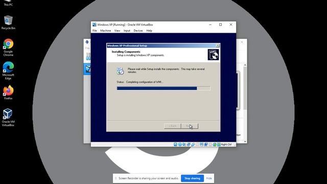 How to install windows XP in Oracle VM Virtualbox смотреть онлайн