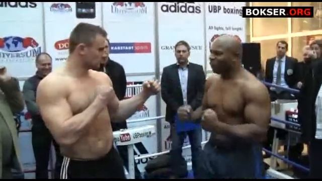 Denis Boytsov - Darnell Wilson: Official weigh-in (Hamburg, 27.01.2012) смотреть онлайн