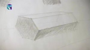 Уроки рисования (# 2) карандашом. Рисуем призму
