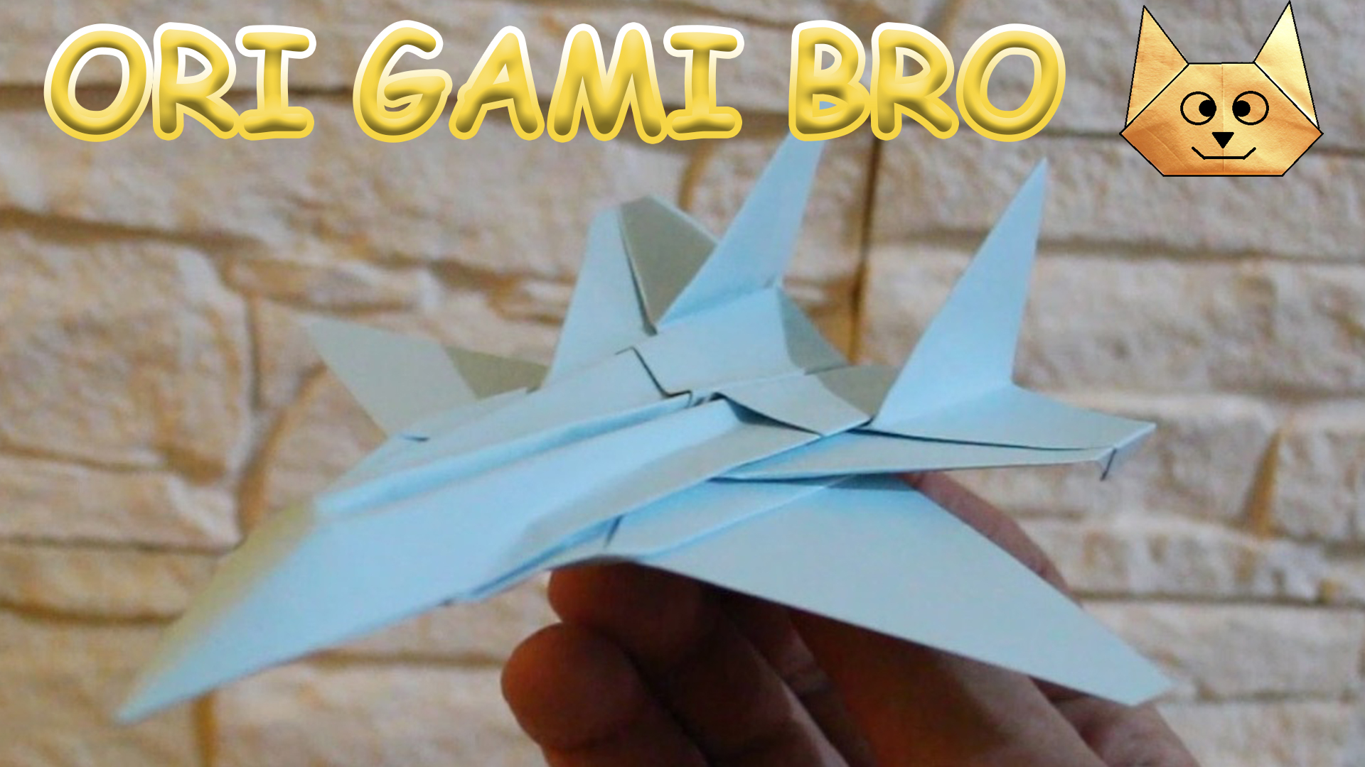 Как сделать самолёт истребитель из бумаги. МИГ-29. Оригами. смотреть онлайн