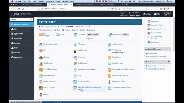 EICRA.COM - Plesk shows HTTP Error 503. The service is unavailable: смотреть онлайн