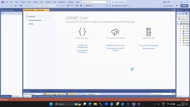 How To Deploy ASP.NET on Microsoft Azure Cloud - Step-By-Step Tutorial смотреть онлайн