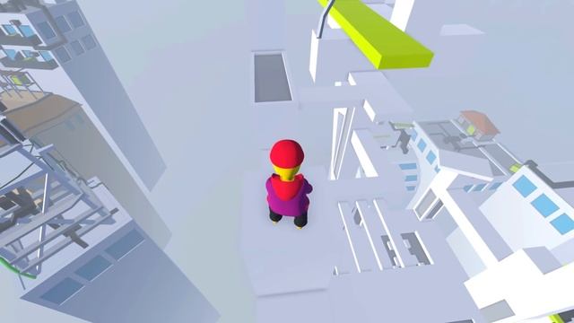 НЕ СМОТРИ ВНИЗ! ПРЫЖОК ЧЕРЕЗ КРЫШУ НАД ПРОПАСТЬЮ! ПАРКУР ПО КРЫШАМ НЕБОСКРЕБОВ В HUMAN FALL FLAT смотреть онлайн