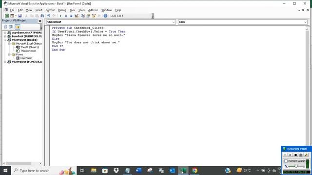 Insert checkbox (ActiveX) in Userform in Excel VBA смотреть онлайн