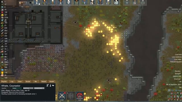 Rimworld: The Lost Cities Tribe #19 - Like Herding Cats Through Fiery Chaos смотреть онлайн