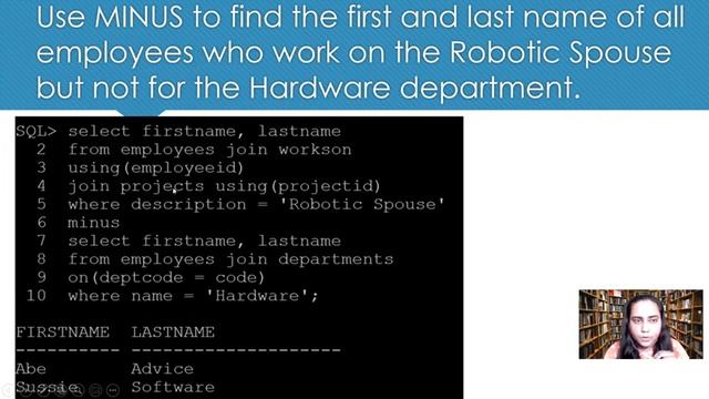25. SQL -Set Operations смотреть онлайн