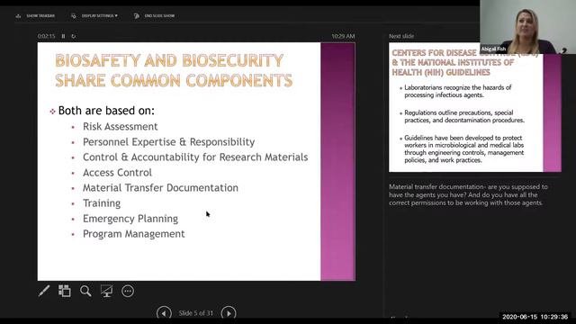 2020 Safety and Biosafety Seminars LBRN Virtual Summer Program смотреть онлайн
