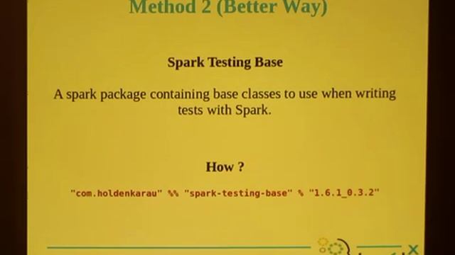 Unit Testing of Spark Application смотреть онлайн