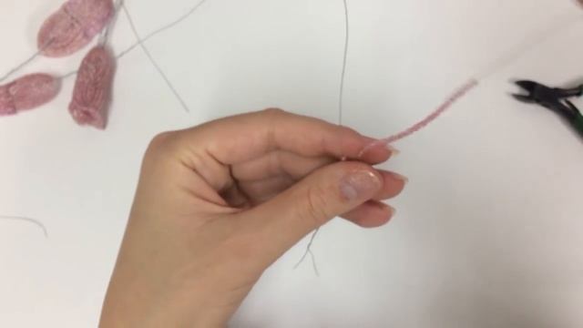 GROßE ROSE AUS PERLEN. Teil 1/2. Geschenk zum 14. Februar. Anna's Perlen смотреть онлайн