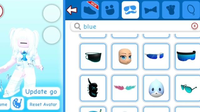 Делаем скин синий или голубой в Roblox смотреть онлайн