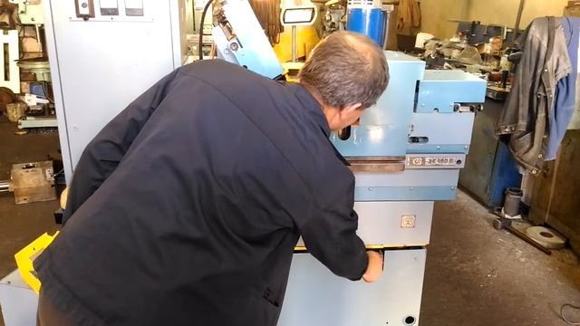 3Е180В, ВСА-180 NC бесцентровошлифовальный станок после ремонта смотреть онлайн