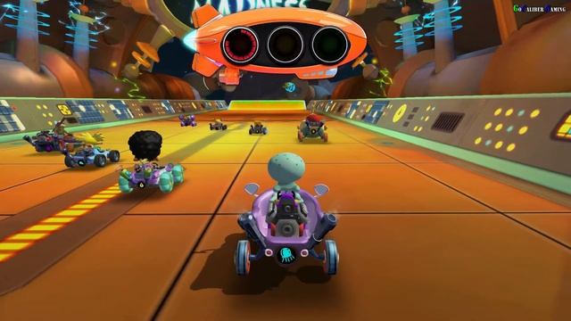 Nickelodeon Kart Racers 2 Grand Prix Walkthrough - Part 6 - Slime Grand Prix ARGGH! Cup - Squidward смотреть онлайн