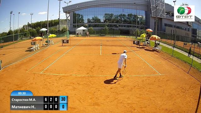 МЕЖДУНАРОДНЫЕ СОРЕВНОВАНИЯ "TATARSTAN OPEN-2022" 27 июля 2022. КОРТ 18. смотреть онлайн