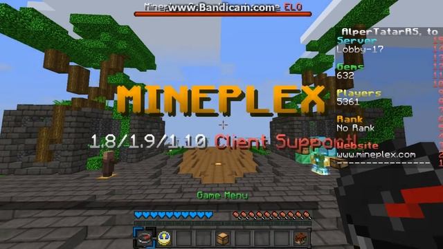 Minecraft Premiumlu 1.10 - 2 server - server ip aşağıda смотреть онлайн