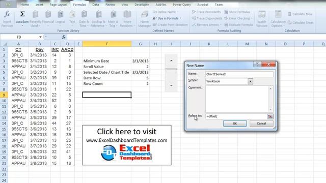 How-To Make a Dynamic Excel Scroll Bar Chart Part 2 смотреть онлайн