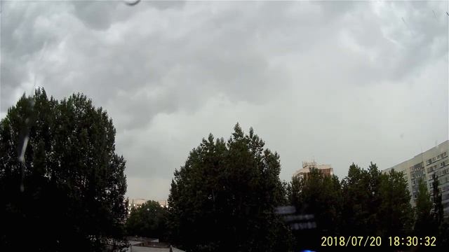 Сильная гроза с дождём. ASMR sound смотреть онлайн