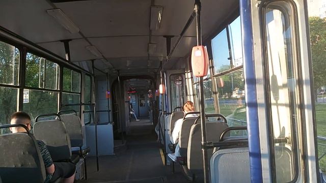 Трамвай, маршрут №52 в парк ЛВС-97К б.8110 (24.06.2022) Санкт-Петербург смотреть онлайн