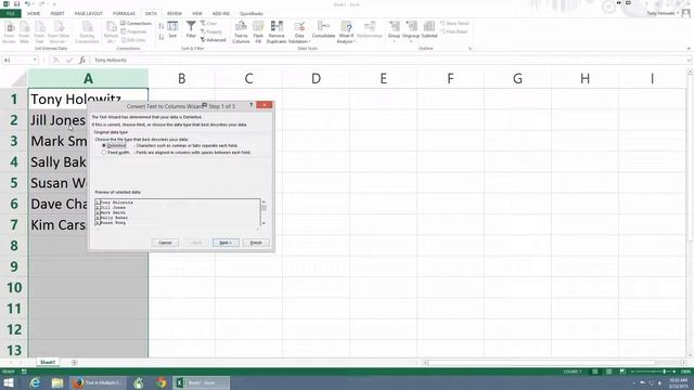 Microsoft Excel Tip: Text to Columns смотреть онлайн