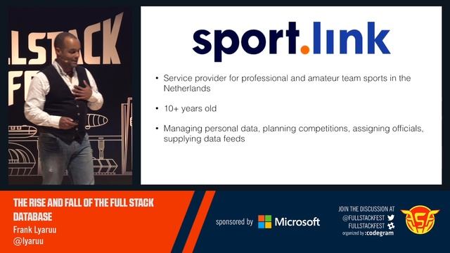 The rise and fall of the full stack database (Frank Lyaruu) смотреть онлайн