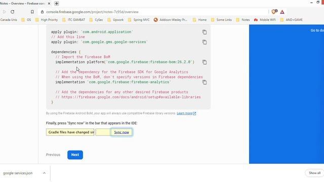 03 Finishing the Project wizard at Firebase console смотреть онлайн
