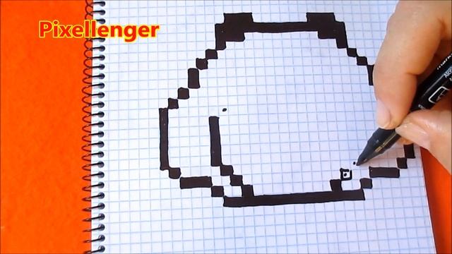Пчёлка Беа Бравл Старс Как рисовать по клеточкам Просто How to Draw Bea Brawl Stars Pixel Art смотреть онлайн