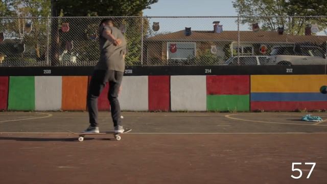 100 Kickflips In The Nike SB Bruin Hyperfeel Shoes смотреть онлайн