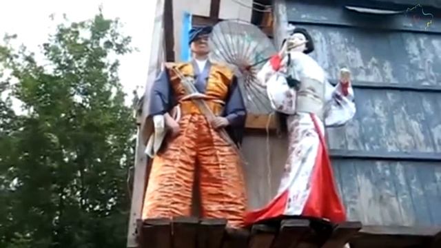 Японские самураи охраняют мусорную свалку в Балашихе - мобильный репортёр смотреть онлайн