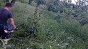 Тример Байкал, Косим участок. Как работает тример