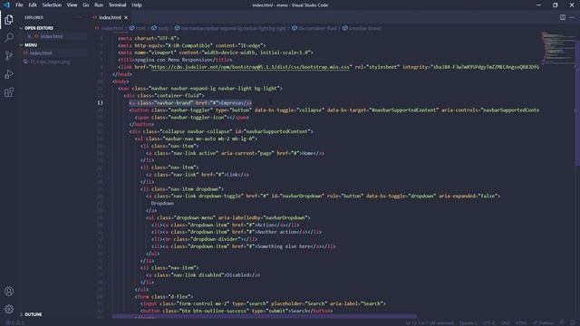 Como hacer un menú con Bootstrap 5 para tu sitio web смотреть онлайн