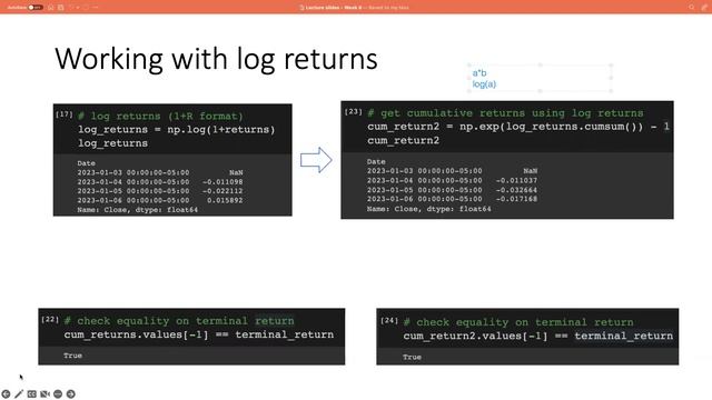 Quantitative trading strategies lecture 6.1 - log returns and technical indicators смотреть онлайн