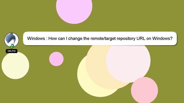 Windows : How can I change the remote/target repository URL on Windows? смотреть онлайн