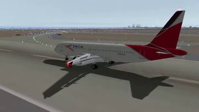 X-Plane 9: Airbus A320 Landing KLAX смотреть онлайн