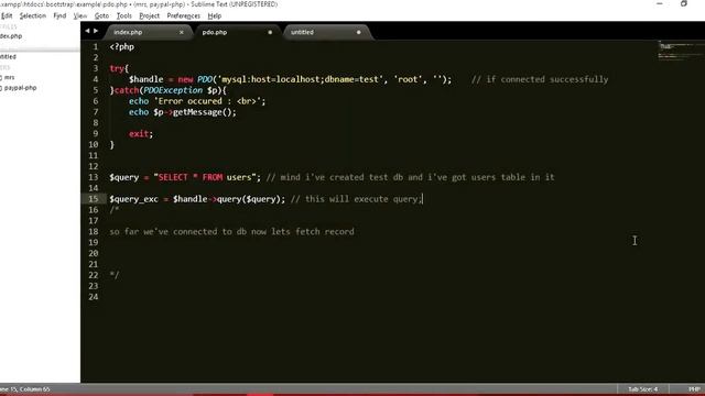 Database CRUD operation with pdo in php - part 2 смотреть онлайн