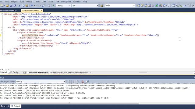 WPF Grid The Search Panel смотреть онлайн