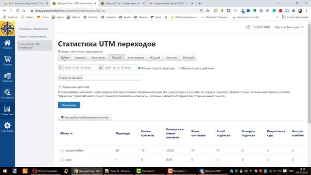 Обзор партнерского кабинета в Автовебофис. Обновления, разбор разделов смотреть онлайн