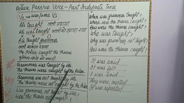 Active - Passive Voice | Active - Passive Voice Of Past Indefinite Tense | English Grammar смотреть онлайн