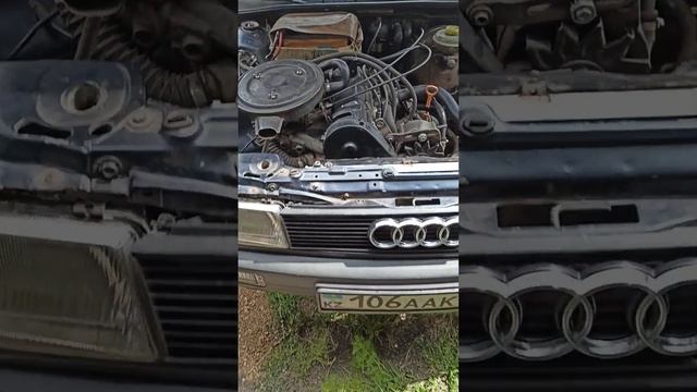 audi 80 b3 замена и установка переднего бампера с противотуманками! смотреть онлайн