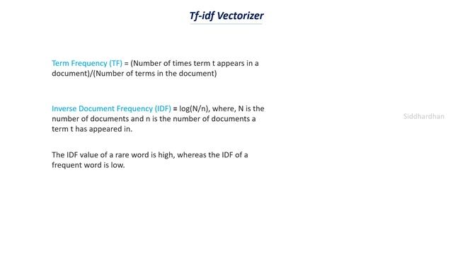 4.8. Feature extraction of Text data using Tfidf Vectorizer | Data Preprocessing | Machine Learning смотреть онлайн