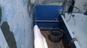 Ремонт туалета и ванны в хрущевке. Панельный дом. Поклейка плитки настенной и половой. Плитка.