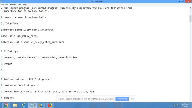 Working with Staging Table Scripts - Oracle Apps R12 Technical Training Videos Published on Udemy смотреть онлайн
