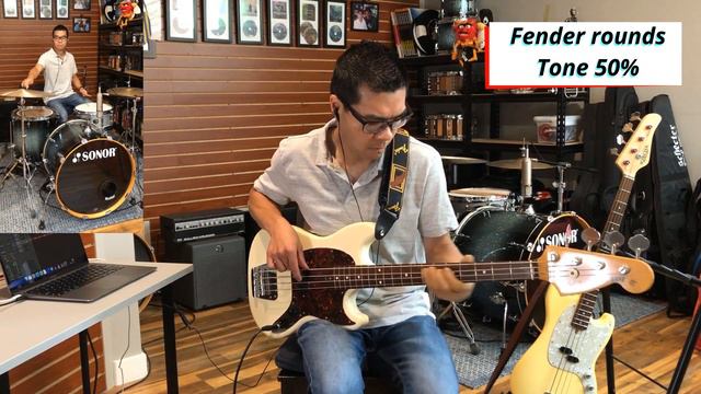 Fender CIJ Mustang Bass with rounds vs. Schecter Japan with flats: 2 different MIJ Mustang basses! смотреть онлайн