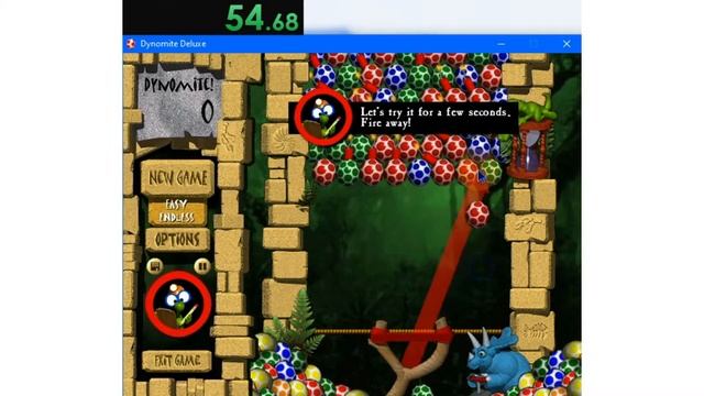 Dynomite! Deluxe - Tutorial Speedrun (1:50.34) смотреть онлайн