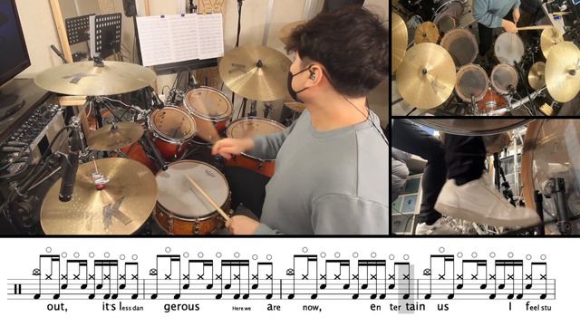 Smells Like Teen Spirit - Nirvana Drum Cover & Drum score 드럼커버 & 드럼악보 смотреть онлайн